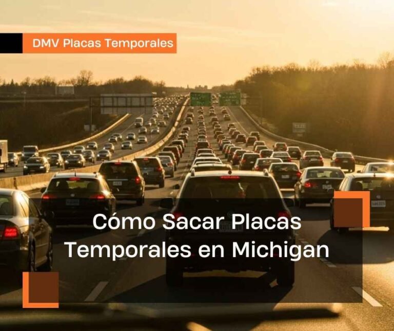 Cómo Sacar Placas Temporales en Michigan
