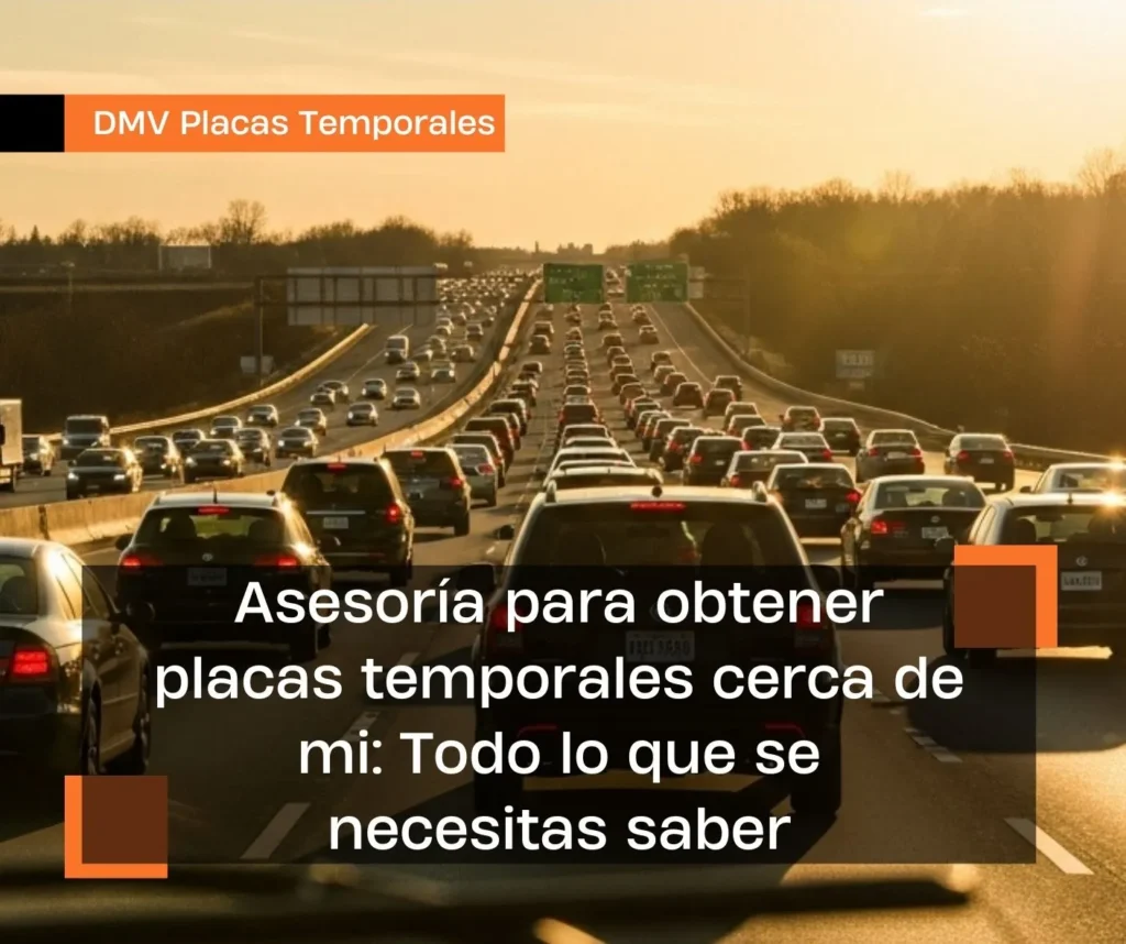 Asesoría para obtener placas temporales cerca de mi: Todo lo que se necesitas saber