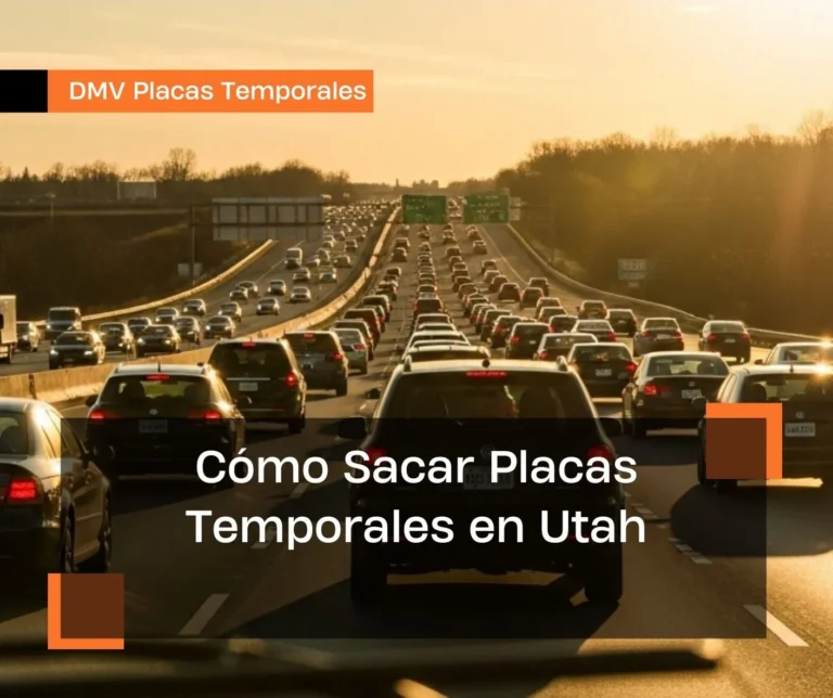 Cómo Sacar Placas Temporales en Utah