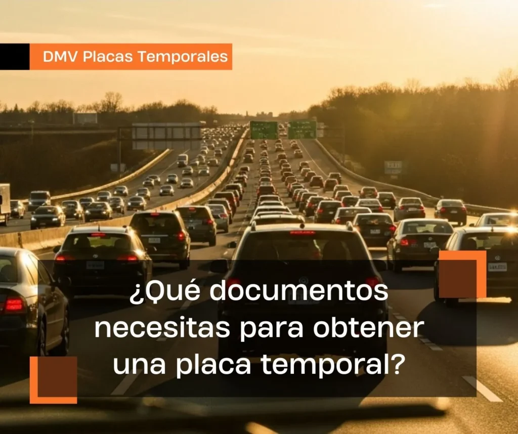 Documentos necesarios para sacar una placa temporal