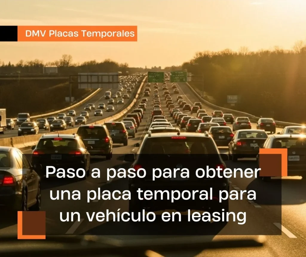 Paso a paso para obtener una placa temporal para un vehículo en leasing