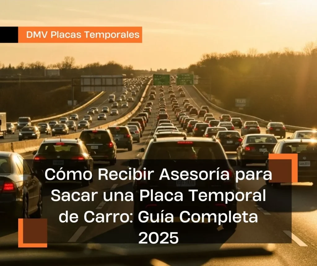 ¿Cómo recibir asesoría legal para sacar una placa temporal?